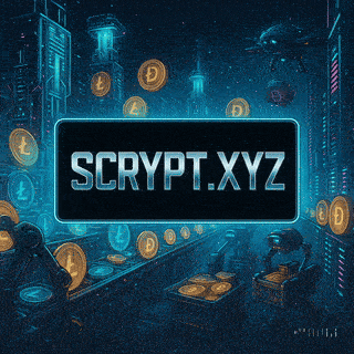 Futuristic cryptocurrency facility and data center